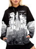 Disney Haunted Mansion Hooded Sweatshirt Glows in the Dark Loungefly Large