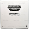 Masters of the Universe Classics Great Unrest Weapons Pack 2012 Mattel W8923