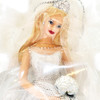 Barbie Porcelain Millennium Blonde Bride Ornament by Avon