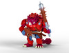 Boss Fight Studio Saurozoic Warriors Staze Akiden Samurai Ankylosaur 6 IN
