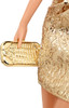 The Barbie Look City Shine Brunette Gold Dress Black Label 2014 Mattel CFP36 NEW