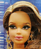 The Barbie Look City Shine Brunette Gold Dress Black Label 2014 Mattel CFP36 NEW