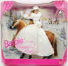 Winter Ride Barbie Gift Set with Horse & Doll 1998 Mattel No. 19850 NEW