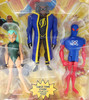 DC Universe JLU Aquagirl, Future Static, Micron Action Figures 2012 Mattel NRFP