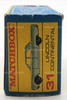 Matchbox Series #31 Vintage Lincoln Continental w/ Original Box Lesney New
