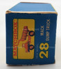 Matchbox #28 Vintage Mack Dump Truck with Original Box New