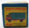 Matchbox #44 Vintage Refrigerator Truck with Original Box Lesney New