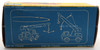 Matchbox #42 Vintage Iron Fairy Crane Vehicle with Original Box Lesney New