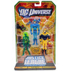 DC Universe JLU Fire, Blue Beetle, and Booster Gold Figures Mattel V7992 NRFP