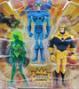 DC Universe JLU Fire, Blue Beetle, and Booster Gold Figures Mattel V7992 NRFP