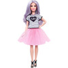 Barbie Fashionistas Tutu Cool Doll No. 54 Petite 2016 Mattel DVX76