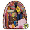 Barbie School Cool Doll with Plastic Backpack Carry Tote 2002 Mattel #56934 New