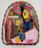 Barbie School Cool Doll with Plastic Backpack Carry Tote 2002 Mattel #56934 New