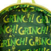 Dr. Seuss Plush Grinch Light Up Cosplay Mini Backpack that Glows Loungefly