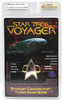 Star Trek Voyager Starfleet Communicator Talking Sound Badge 1996 NRFP