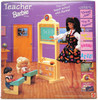 Teacher Barbie Doll Playset with Real Sounds and 2 Student 1995 Mattel 16210
