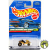 Hot Wheels Go Kart White/Gold 2000 Treasure Hunt Series 1999 Mattel #26376