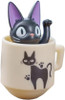 Kiki's Delivery Service Jiji in Teacup Roly Poly Tilting Figure Studio Ghibli