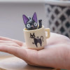 Kiki's Delivery Service Jiji in Teacup Roly Poly Tilting Figure Studio Ghibli