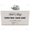 Department 56 The Original Snow Village Christmas Trash Cans Set of 2 Accessory