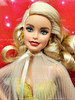 Barbie Signature 2023 Holiday Doll Blonde Hair Wearing Golden Gown Mattel HJX08