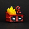 Marvel Deadpool Dumpster Fire Vinyl Figure 2024 by 100% Soft