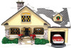 Department 56 Original Snow Village The Brandon Bungalow 54918