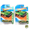Hot Wheels Lot of 2 '71 Mustang Funny Car 10/15 Treasure Hunts 2010 Mattel
