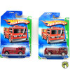 Hot Wheels Lot of 2 Fire Eater Vehicle 4/12 Treasure Hunts 2009 Mattel