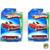 Hot Wheels Lot of 2 Ford Mustang "Vert" Vehicle 1/12 Treasure Hunt 2009 Mattel