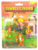 Cowboy & Indian Lot of 3 Vintage Western Mini Wild West Figures 1992 Soma