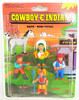 Cowboy & Indian Lot of 3 Vintage Western Mini Wild West Figures 1992 Soma