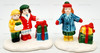 Department 56 Original Snow Village Girls Shopping with Packages Figurines 50962