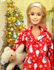 Christmas Morning Barbie Doll 2003 Mattel B2715