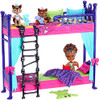 Monster High Monster Family Clawdeen Wolf Sister Dolls Bunk Bed Playset 2017