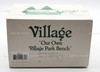 Department 56 Our Own Village Park Bench Village Porcelain Accessory