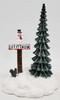 Department 56 Village Let It Snow Snowman Sign Resin Accessory 52594