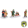 Department 56 Caroling Thru The City Set of 3 Heritage Village Accessories