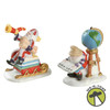 Department 56 Heritage Village Charting Santa's Course 2 Accessories 56364