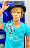 Barbie Fashionistas Ken Hottie/Cutie Doll 2009 Mattel T3188