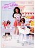Shoppin' Fun Barbie and Kelly Dolls Playset African American 1995 Mattel 15757