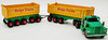 Vintage Matchbox Dodge Tractor with Twin Tipper Train K-16 Lesney