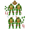 Eastman and Laird's TMNT Mirage Comics 4Pk Action Figure Set NECA 54329