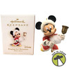 Disney Ringing in Christmas Mickey Mouse Ornament 2006 Hallmark Keepsake