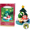 Waiting for Santa Larry the Cucumber and Bob the Tomato VeggieTales Ornament