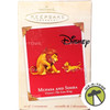 Mufasa and Simba Ornament Set Disney's The Lion King Hallmark Keepsake 2003