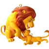 Mufasa and Simba Ornament Set Disney's The Lion King Hallmark Keepsake 2003