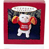 Super Sister Cheerleader Cat Ornament Hallmark Keepsake 1993