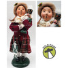 Byers' Choice Caroler Child with Nutcracker Toy 2004 Signed by Byer
