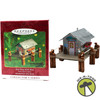 Bait Shop with Boat Ornament Town and Country Series Hallmark Keepsake 2000